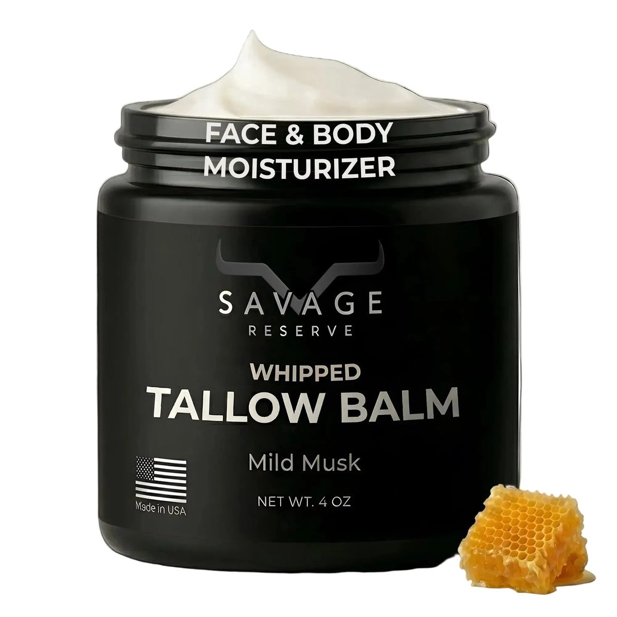 Savage Reserve Tallow Balm – Mild Musk (4oz)