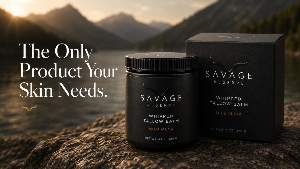 Savage Reserve Tallow Balm – Mild Musk (4oz)
